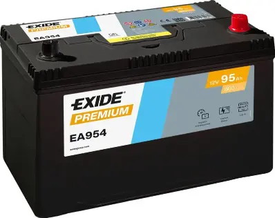 Akumulators Exide EA954 95Ah, 800A, ( - + ) 306x173x222