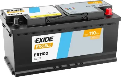 Akumulators Exide EB1100 110Ah, 850A, (- +) 392x175x190