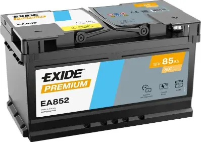 Akumulators Exide EA852 85Ah, 800A, (- +) 315x175x175