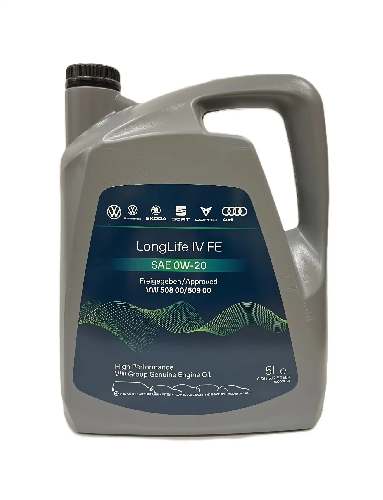 Motoreļļa VW 0W-20 LongLife IV FE 5 l.  VW 508 00/509 00 