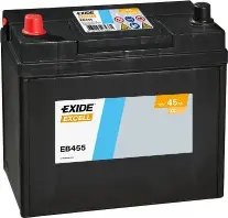 Akumulators Exide EB455 45Ah, 330A, (+ -) 237x127x227