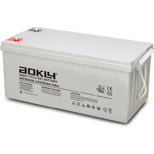 Gēla Akumulators Aokly 6GFM200G 200Ah, 12V  (- +) 522x240x218