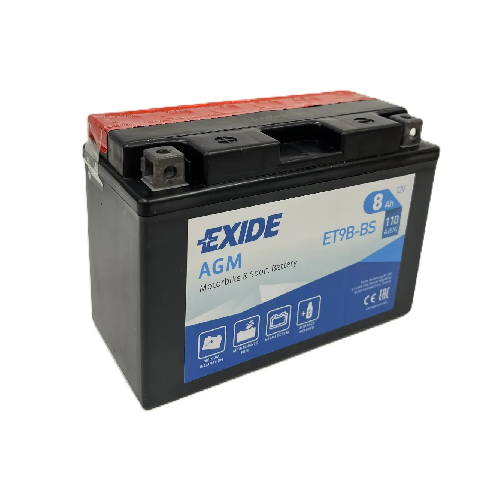 Battery Exide AGM 8Ah,12V 110A (EN)  (+ -) 150x70x105