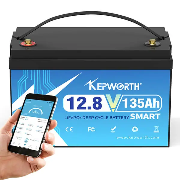 Kepworth LiFePO4 135Ah, 12V Bluetooth
