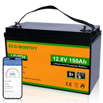 Litija akumulators Eco-Worthy LiFePo4 12V, 150Ah