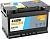 Aккумулятор Exide EA722 72Ah, 720A, (- +) 278x175x175