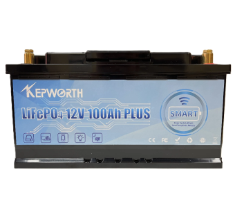 Akumulators Kepworth LiFePo4 100Ah, 12V Bluetooth + Lādētājs