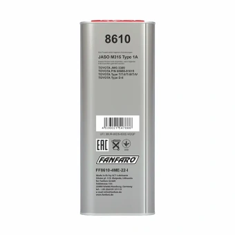 Transmission oil Fanfaro 8610 ATF T-IV 4ltr.