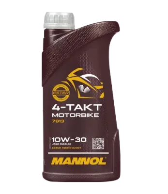 Motoreļļa Mannol 7813 4-Takt Motorbike 10W-30 1 l.
