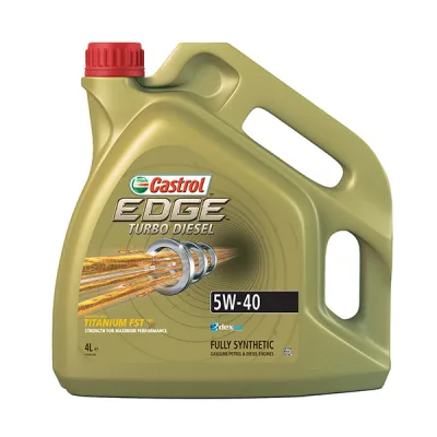 Motoreļļa Castrol Edge Titanium FST Turbo Diesel 5W-40 4 ltr.