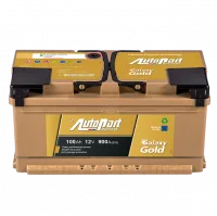Akumulators Autopart Galaxy Gold 100Ah, 900A, (- +) 353x175x175