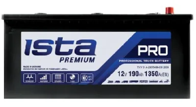 Akumulators Ista Premium 190Ah,1350A,12V