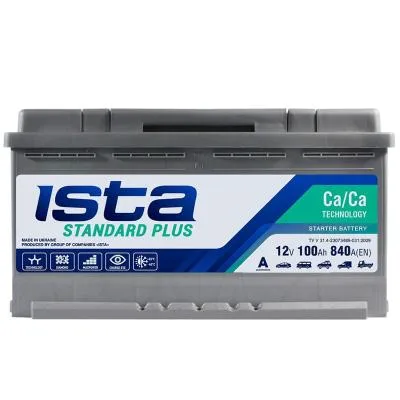 Akumulators Ista Standart Plus 100Ah, 840A,12V