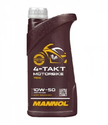 Motoreļļa Mannol 7814 Motorbike 4-Takt 10W-50 1ltr.